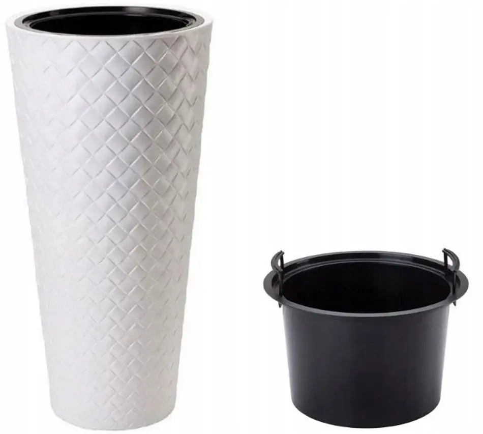 Ghiveci Form Plastic Makata Slim 2850-011 (White)