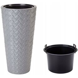 Ghiveci Form Plastic Makata Slim 2850-059 (Beton)