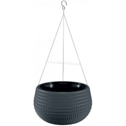 Кашпо подвесное Form Plastic Kula Lina D32 cm (Antracit) Thumb
