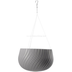 Ghiveci suspendat Form Plastic Kula Mika D32cm (Light Grey)