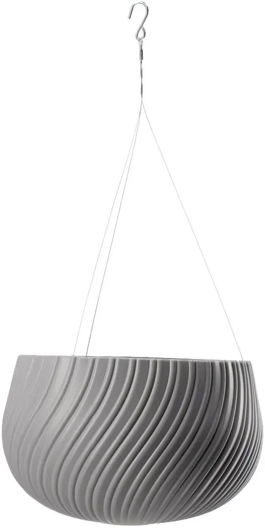 Ghiveci suspendat Form Plastic Kula Mika D32cm (Light Grey)