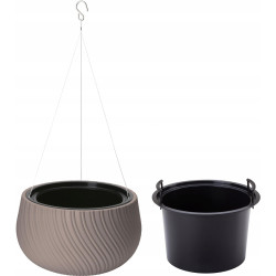 Ghiveci suspendat Form Plastic Kula Mika D32cm (Mocha) Thumb