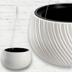 Кашпо подвесное Form Plastic Kula Mika D32cm (White) Thumb