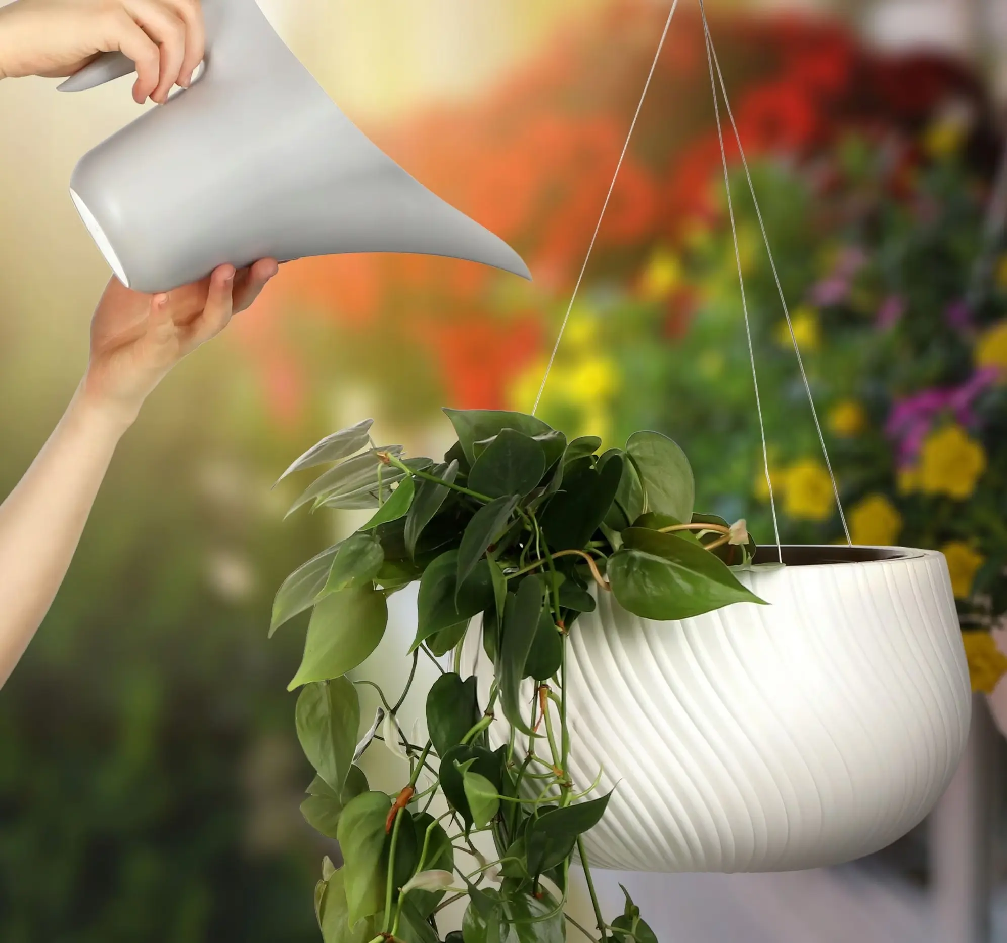 Кашпо подвесное Form Plastic Kula Mika D32cm (White)