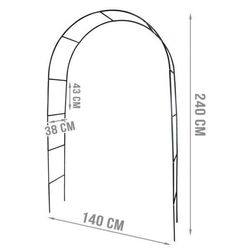 Подставка для цветов Gardlov 1719 (Black) Thumb