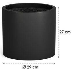 Ghiveci de flori Gendt L 10038479 (Black) Thumb