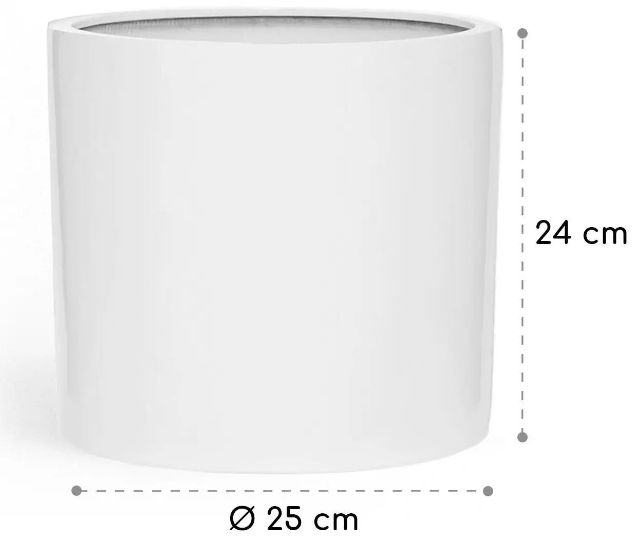 Ghiveci de flori Gendt M 10038478 (White) - 5