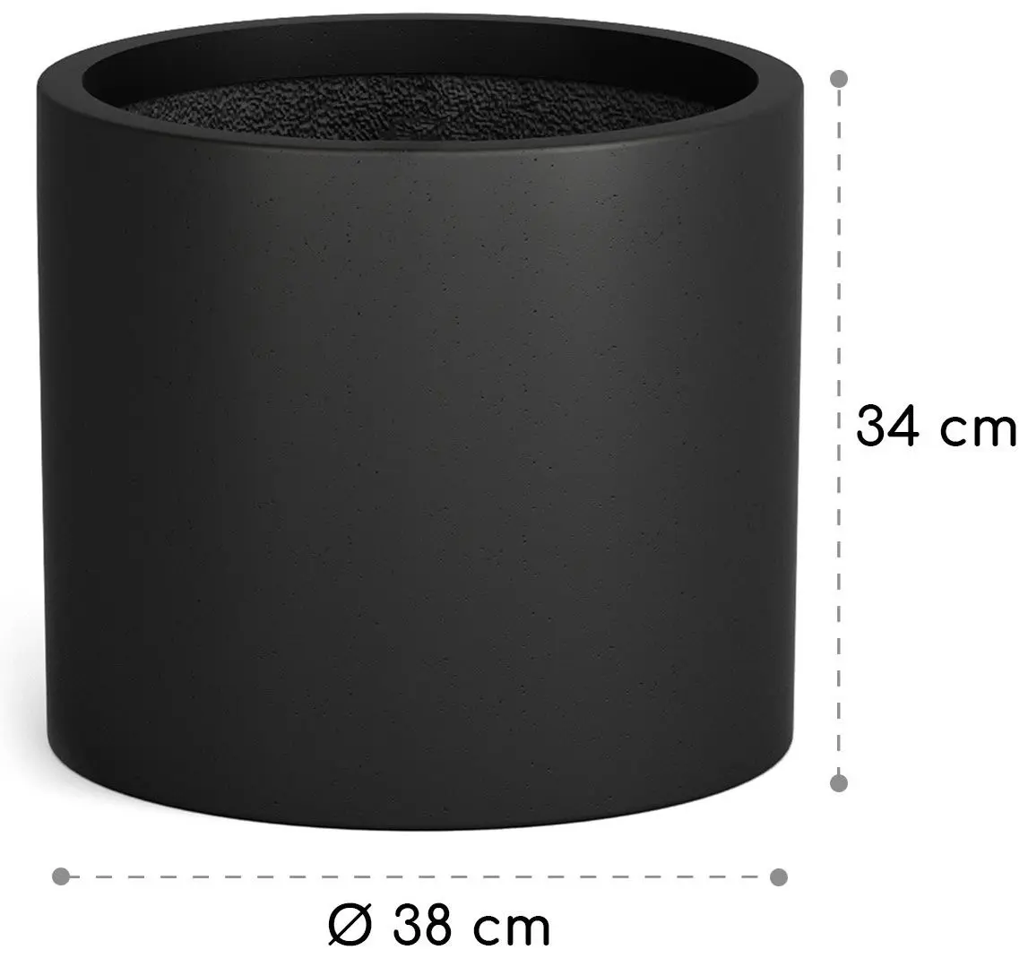 Ghiveci de flori Gendt XL 10038465 (Black) - 5