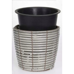 Горшок H&S 50621.1 40x36 (Grey) Thumb