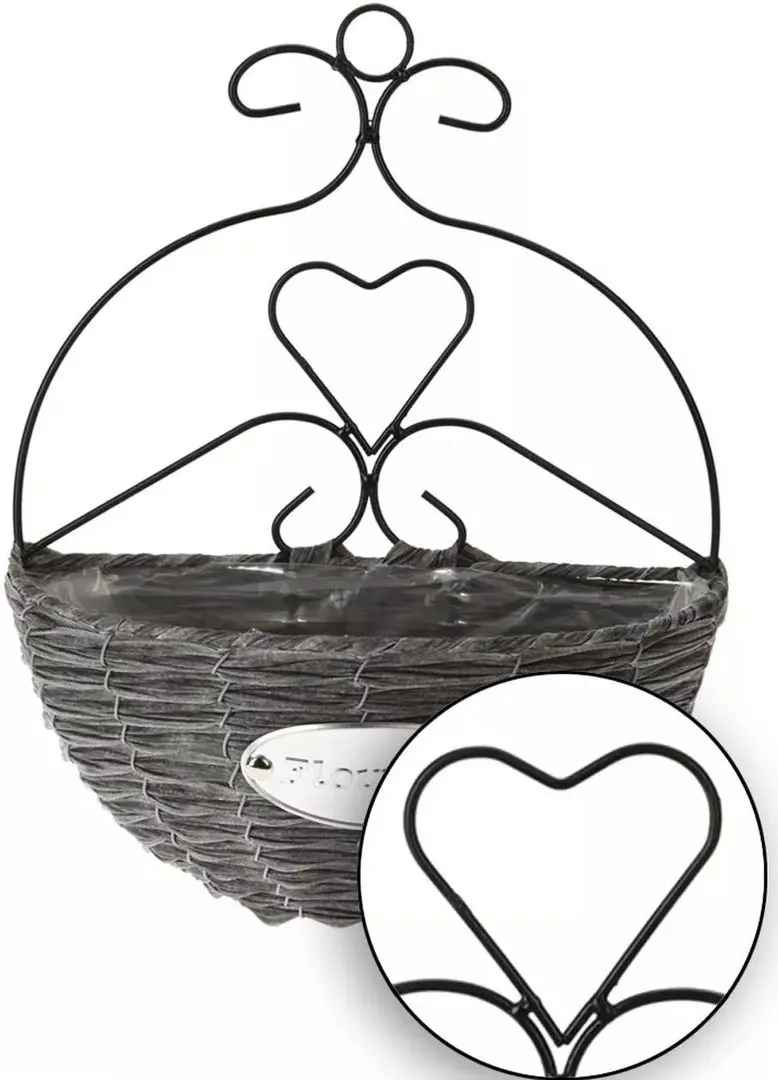 Кашпо подвесное H&S Flowers 27x16x35cm - 4