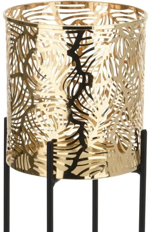 Подставка для цветов H&S 31048 45x14cm (Gold/Black) - 2