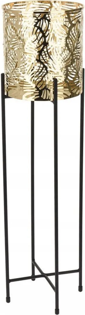 Подставка для цветов H&S 31048 45x14cm (Gold/Black)