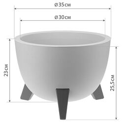 Кашпо Idea Florian М3187 (Graphite) Thumb