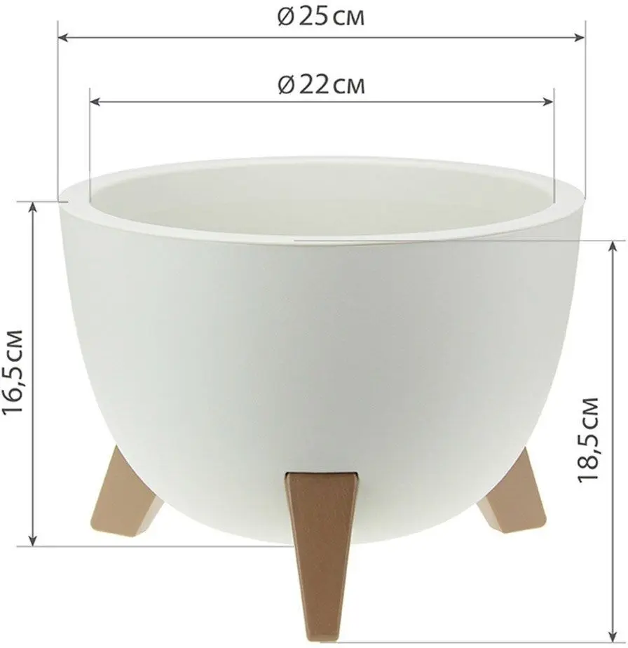 Ghiveci Idea М3186 Florian (White) - 4