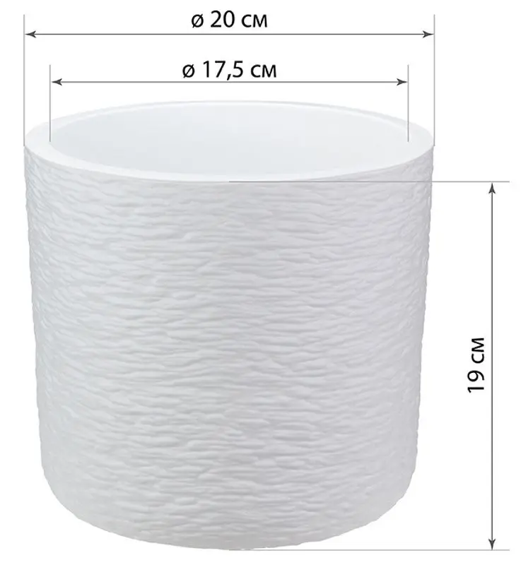 Кашпо Idea М3199 Сланец - 7