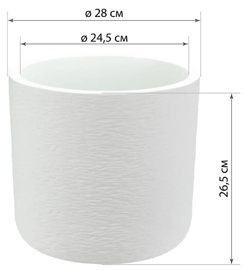 Кашпо Idea М3200 Сланец