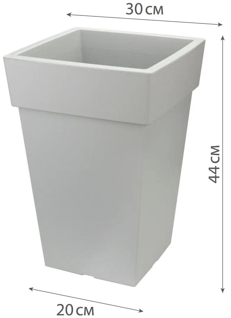 Ghiveci Idea Tubus 30cm М3179 (Grey)