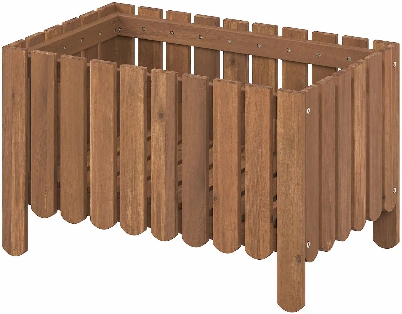 Jardiniera de flori Ikea Askholmen cu spalier (Maro Inchis)