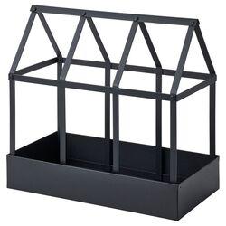 Suport decorativ pentru flori Ikea Senapskal 34 cm (Negru)