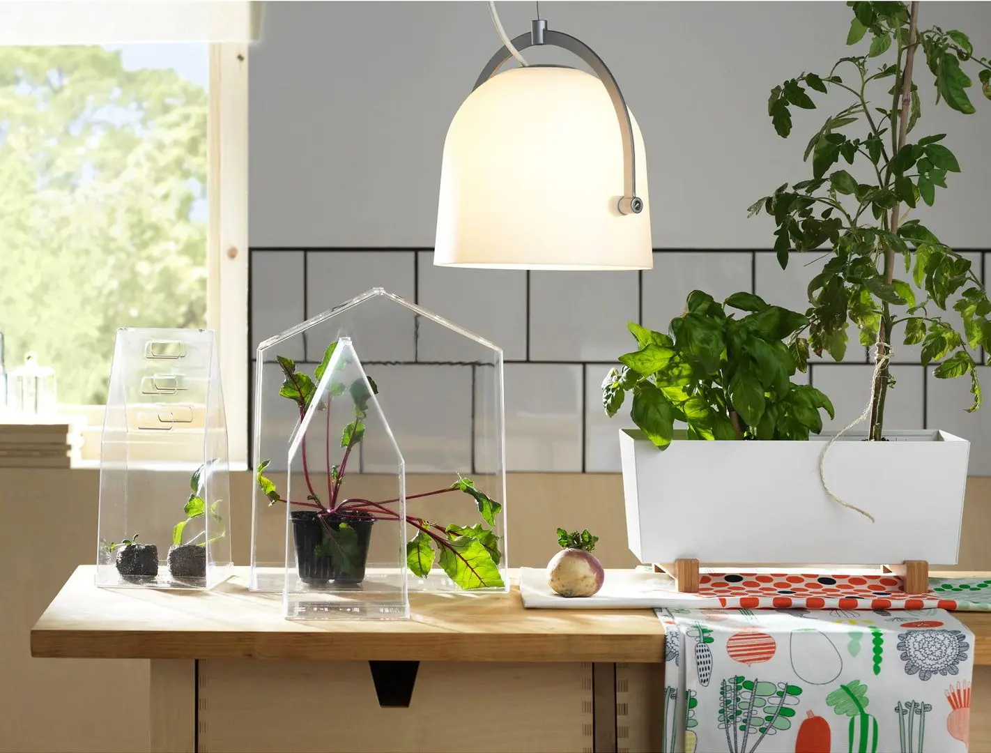 Горшок Ikea Bittergurka 32x15 (Белый)