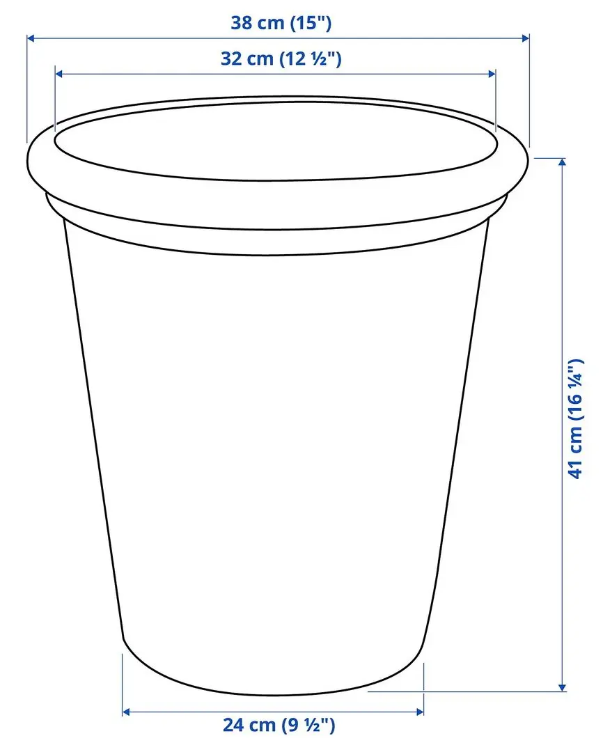 Ghiveci Ikea Chilipeppar interior/exterior 32cm (Bej) - 7