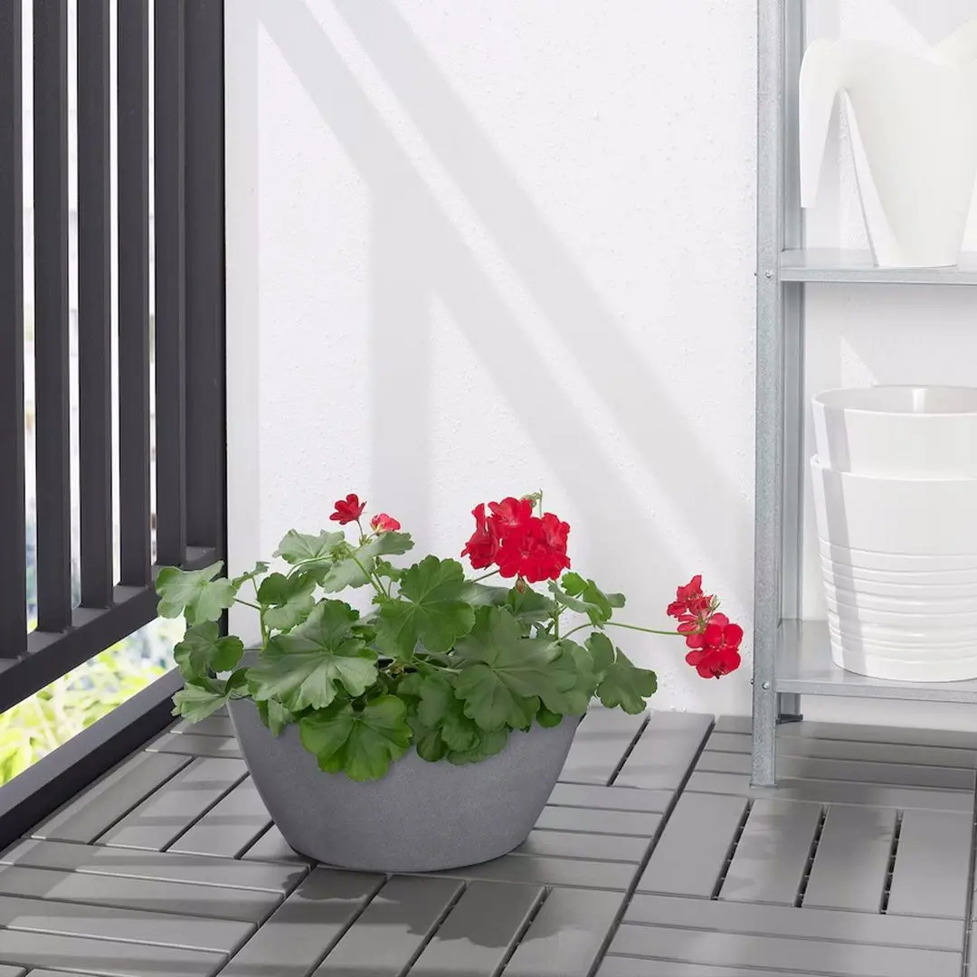 Горшок Ikea Citruskrydda для дома/улицы 33cm (Серый)