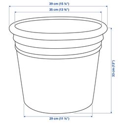 Ghiveci Ikea Curryblad 35cm (Teracotă) Thumb