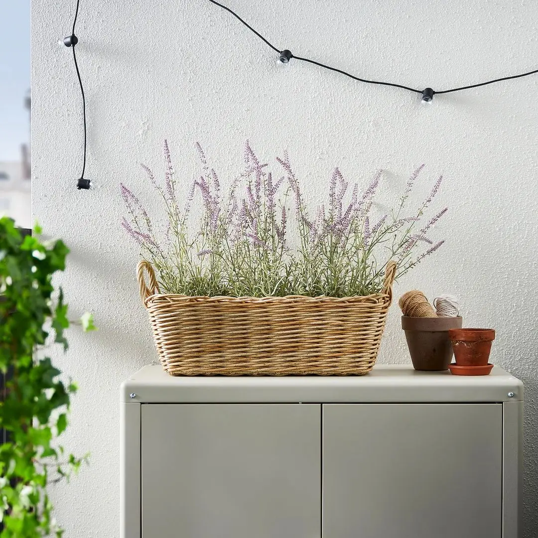 Ghiveci Ikea Flodbjork 54x21 (Gri-maro deschis) - 4
