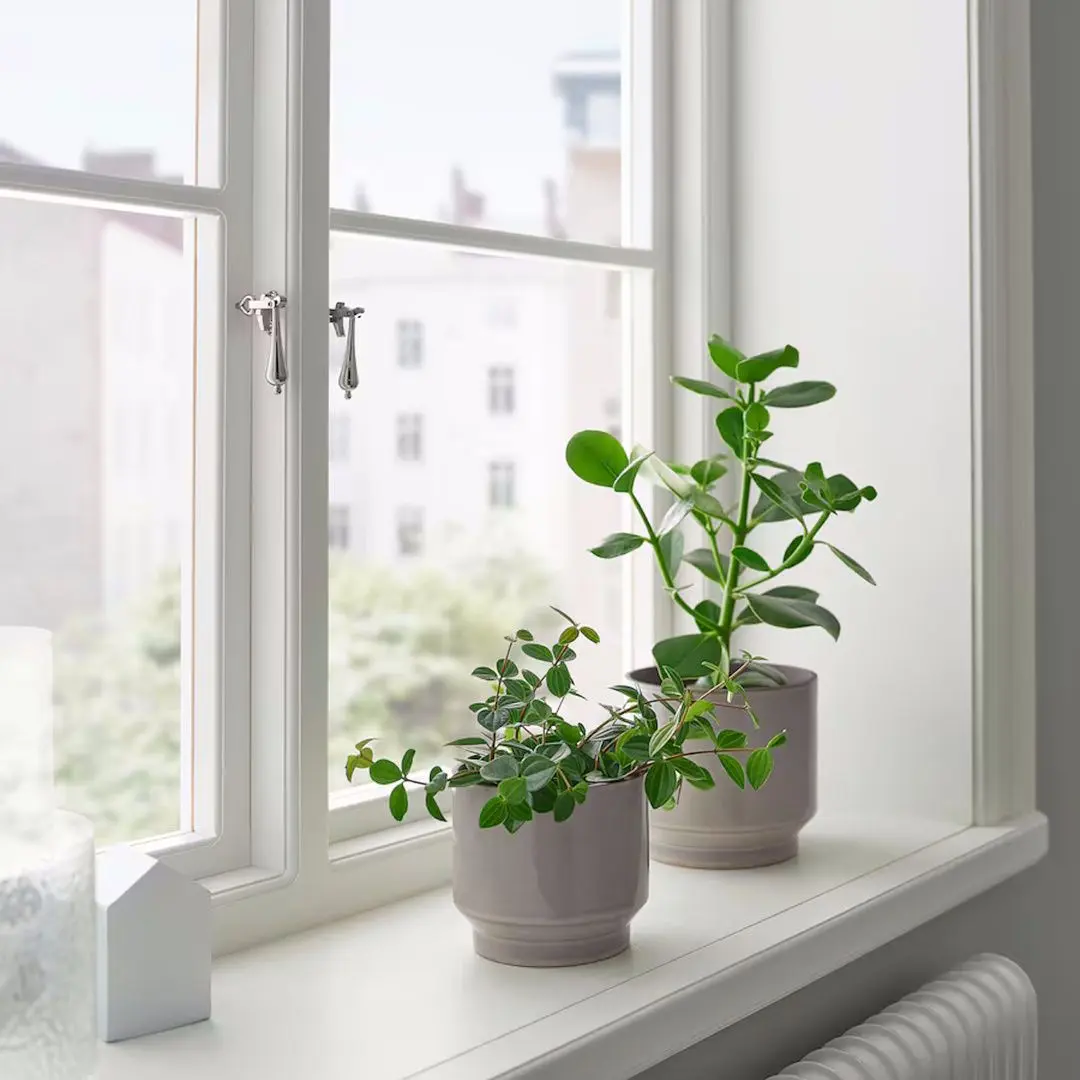 Ghiveci Ikea Hasselbukett interior/exterior 15cm (Gri/Bej)