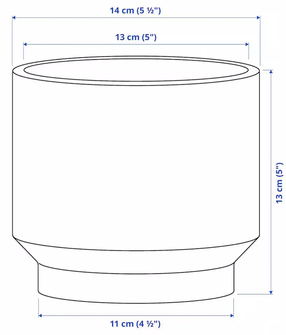 Ghiveci Ikea Honungspalm interior/exterior 19cm (Maro)