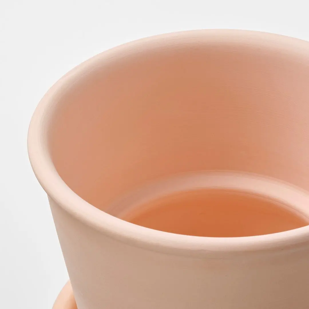 Горшок Ikea Muskotblomma для дома/улицы/с поддоном 12cm (Терракота) - 2