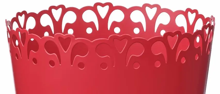 Ghiveci Ikea Vinterfint 12cm (Rosu)