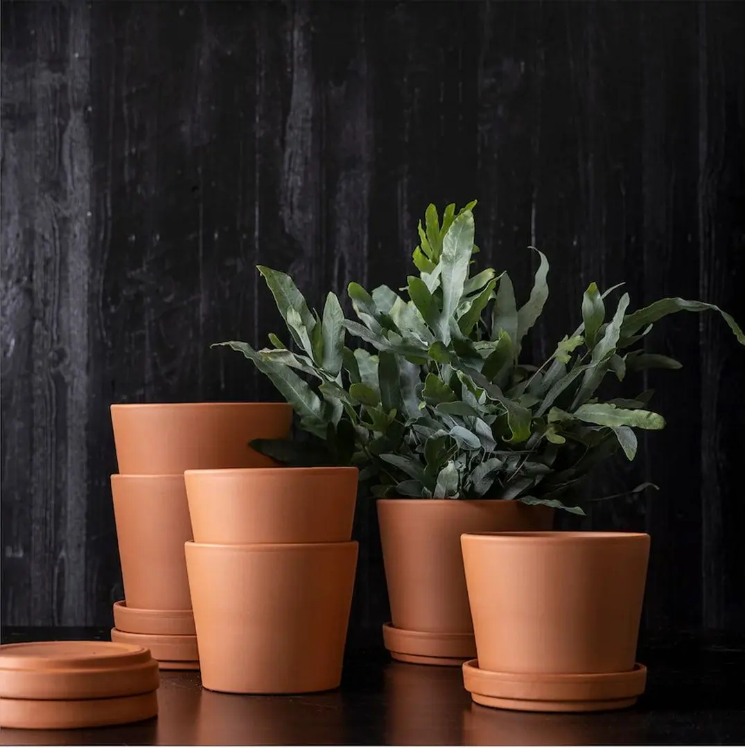 Горшок с поддоном Ikea Brunbar для улицы 15cm (Терракота) - 6