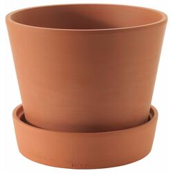 Ghiveci cu farfurie Ikea Ingefara exterior 24cm (Teracota)
