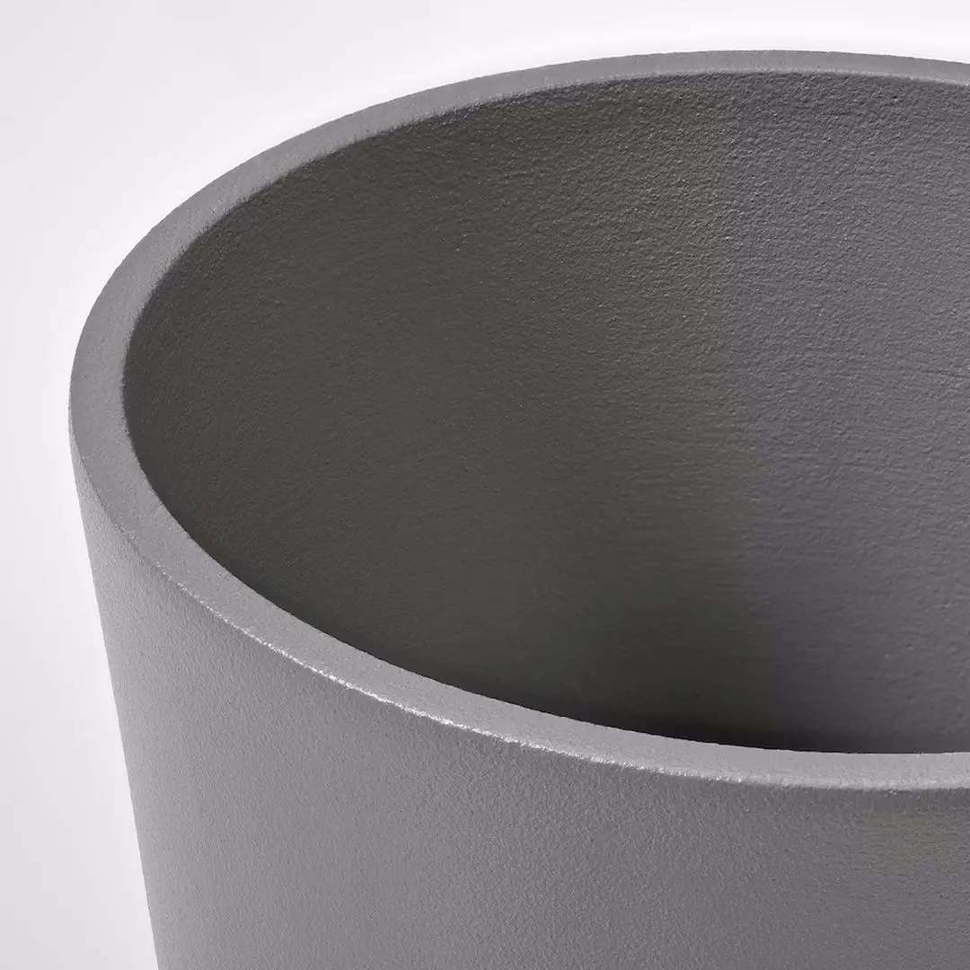 Ghiveci cu farfurie Ikea Smulgubbe exterior 9cm (Aspect Beton) - 2