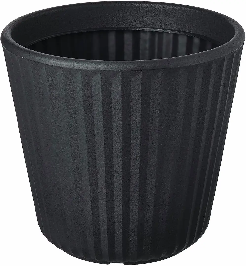 Кашпо Ikea Bjornbambu 32см (Темно-Серый)