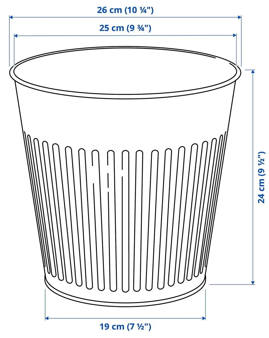 Ghiveci Ikea Citronmeliss 24cm (Antracit)