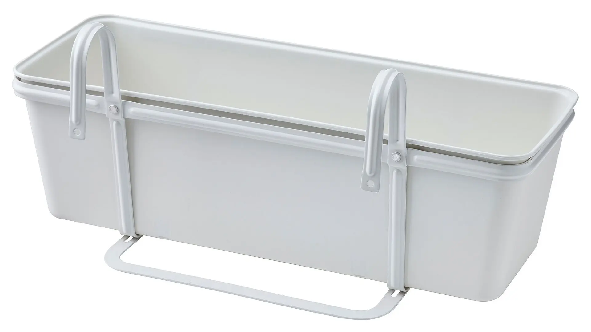 Ghiveci cu suport Ikea Rosenkal 48x18 (Alb)