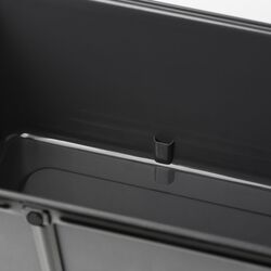 Ghiveci cu suport Ikea Rosenkal 48x18 (Gri Inchis/Negru) Thumb