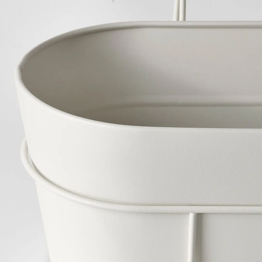 Ghiveci cu suport Ikea Vitlok 56x20 (Alb) - 2