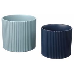 Набор цветочных горшков Ikea Daksjus (Синий)