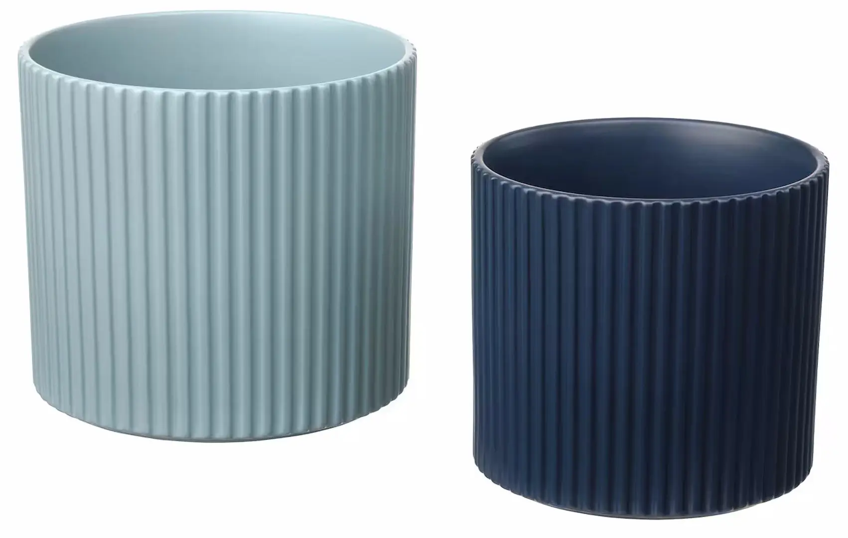 Набор цветочных горшков Ikea Daksjus (Синий)