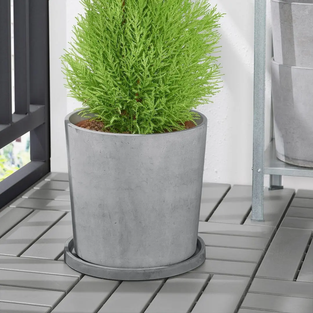 Поддон Ikea Boysenbar для дома/улицы 27 см (Серый) - 2