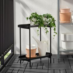 Etajera pentru flori Ikea Olivblad 56cm (Negru) Thumb