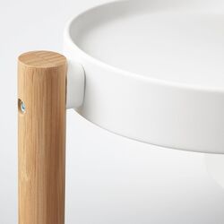 Suport pentru flori Ikea Satsumas 78cm (Bambus/Alb) Thumb