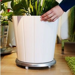 Suport ghiveci Socker interior/exterior/galvanizat 31cm (Inox) Thumb