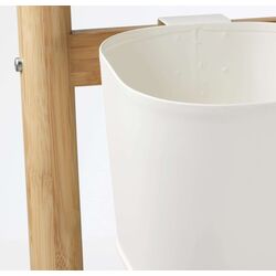 Etajera pentru flori Ikea Satsumas 5 ghivece 125cm (Bambus/Alb) Thumb