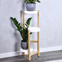 Подставка для цветов Kesper 17275 (Bamboo/White) Thumb