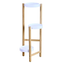 Suport pentru flori Kesper 17275 (Bamboo/White)