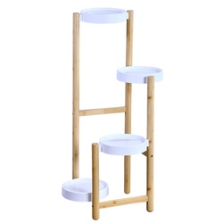Suport pentru flori Kesper 17276 (Bamboo/White)